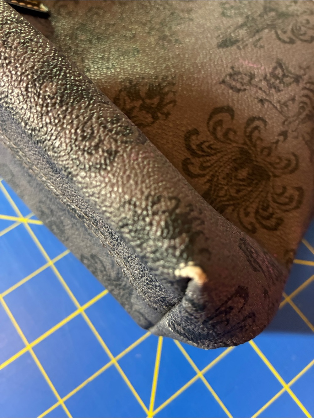 Dooney & Bourke Black Haunted Mansion Patterned Crossbody with Gold Hardware - Picture 5 of 8